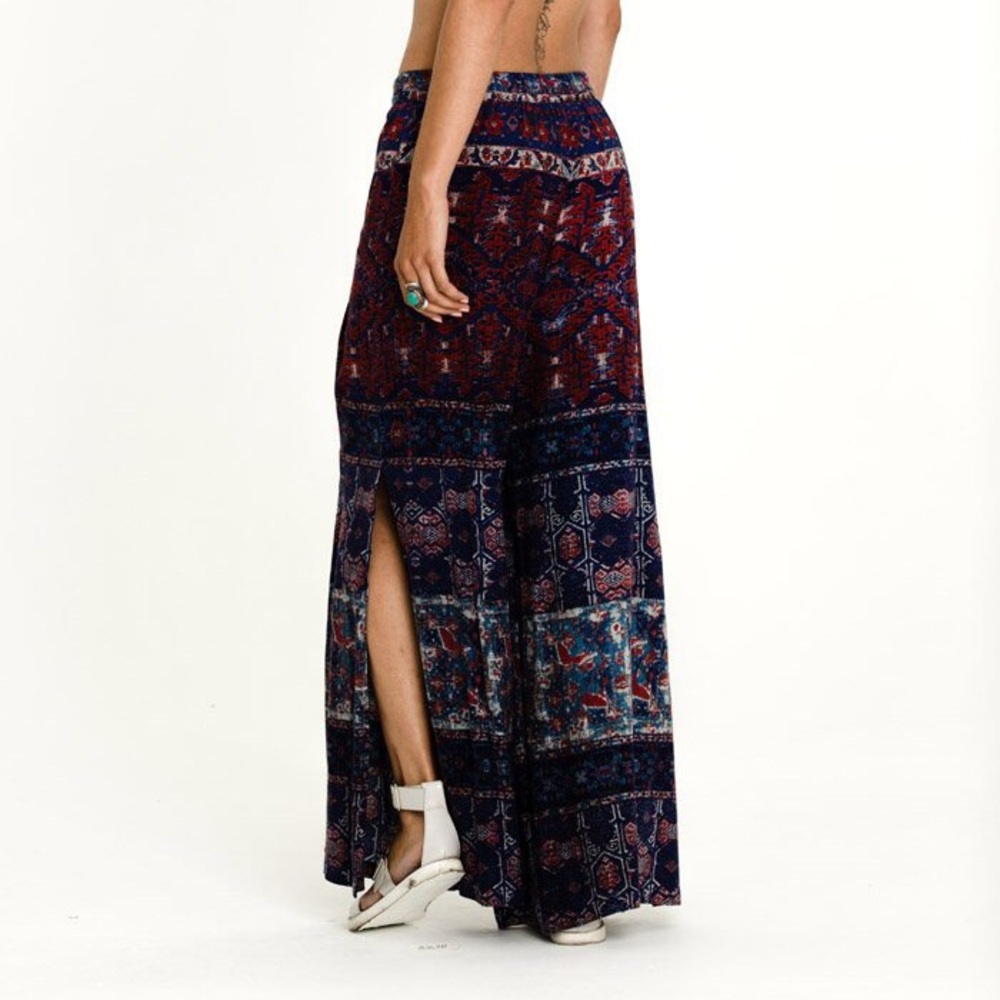 new ❦ Raga ❦ Dream Side Slit Beach Pants ❦ Indigo - Picture 4 of 12